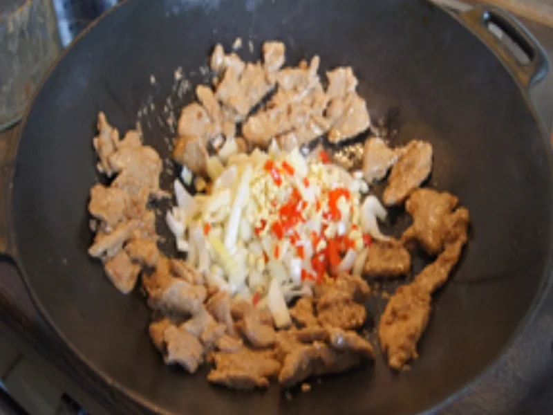 Schweinefilet mit Paprikamix und Basmatireis - Rezept - Bild Nr. 15394