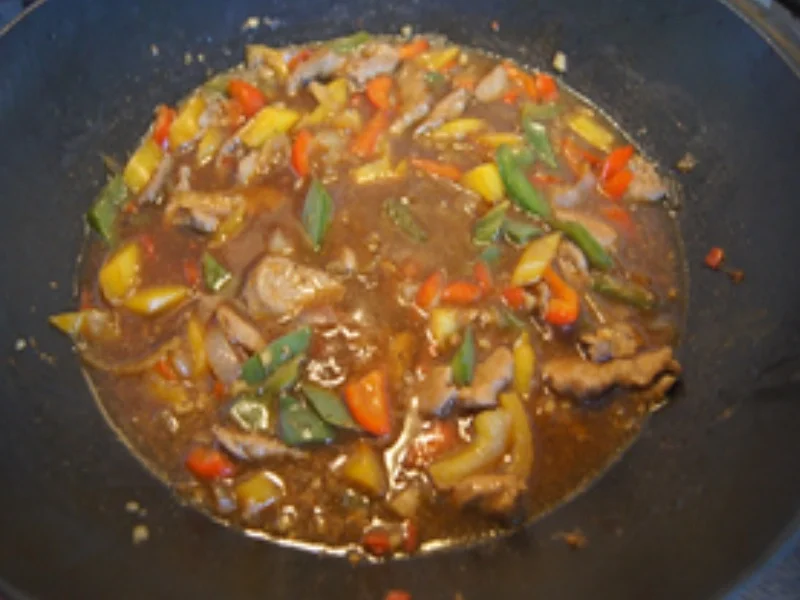 Schweinefilet mit Paprikamix und Basmatireis - Rezept - Bild Nr. 15399