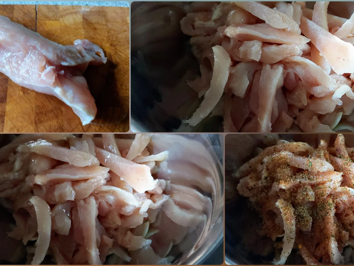 Rezept: Hähnchengyros mit Reis & fruchtigem Spitzkohlsalat Bild Nr. 6 Hähnchengyros mit Reis & fruchtigem Spitzkohlsalat - Rezept - Bild Nr. 6