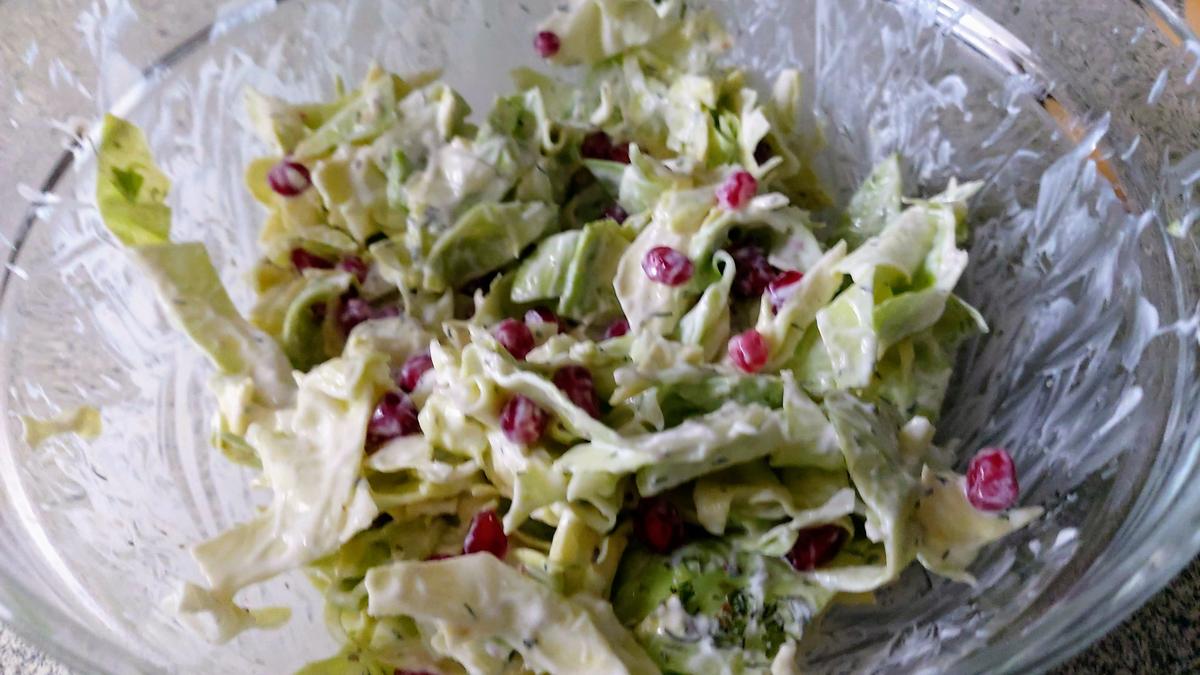 Hähnchengyros mit Reis & fruchtigem Spitzkohlsalat - Rezept - Bild Nr. 15454