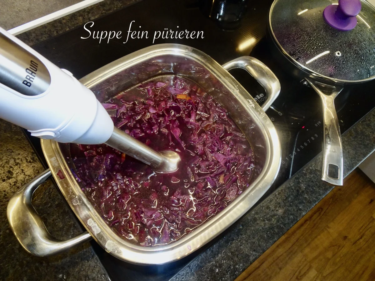 fruchtige Rotkraut Suppe - Rezept - Bild Nr. 15406
