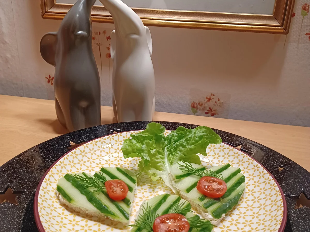 Gurke - Frischkäse - Häppchen - Rezept - Bild Nr. 15389