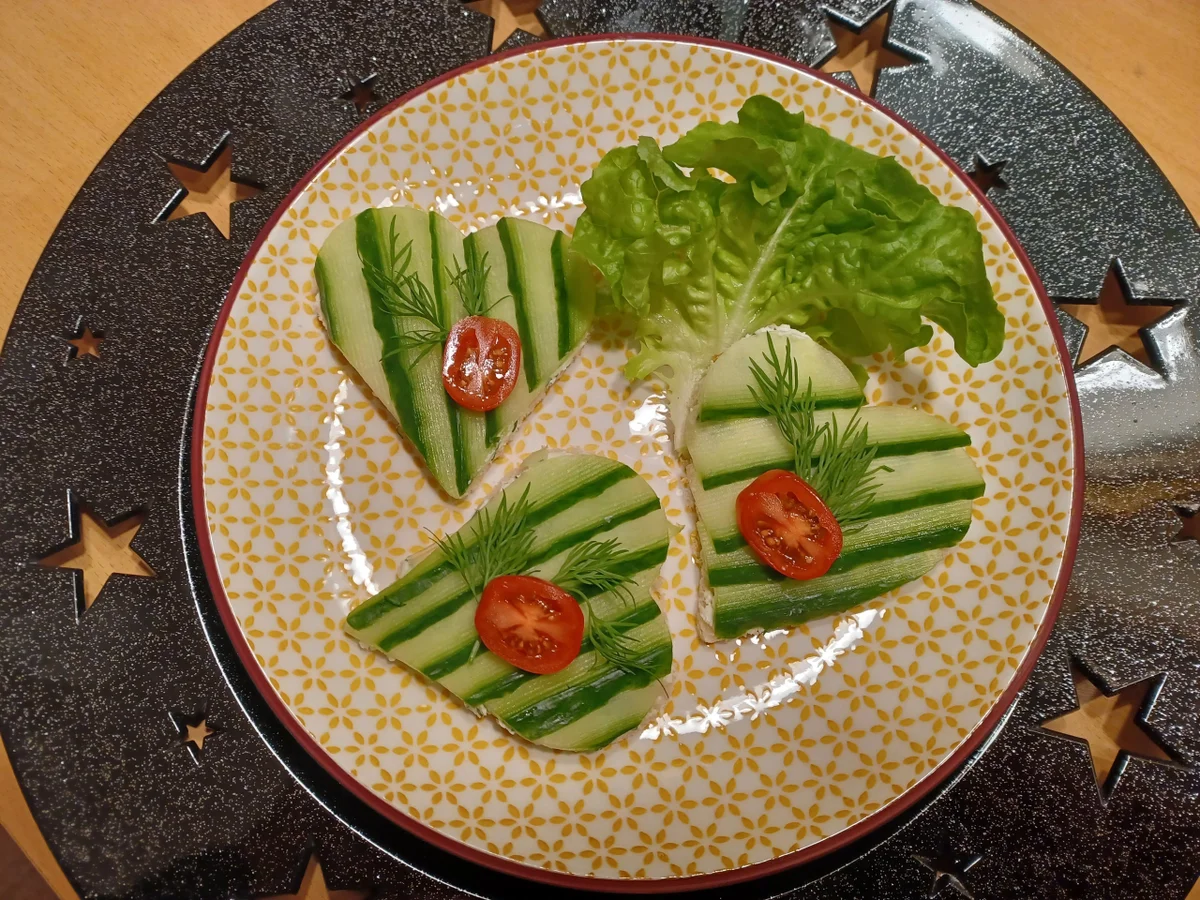 Gurke - Frischkäse - Häppchen - Rezept - Bild Nr. 15394