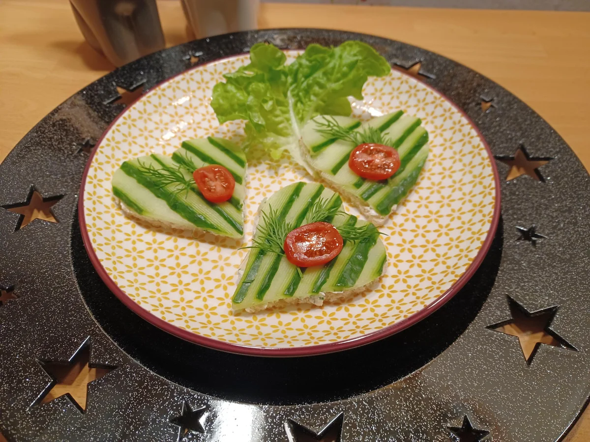 Gurke - Frischkäse - Häppchen - Rezept - Bild Nr. 15396