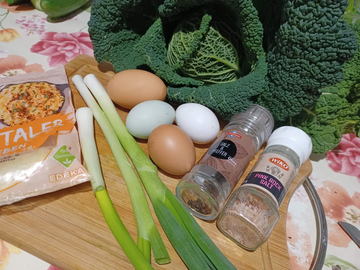 Rezept: Wirsing mit Rührei Bild Nr. 15403 Wirsing mit Rührei - Rezept - Bild Nr. 15403