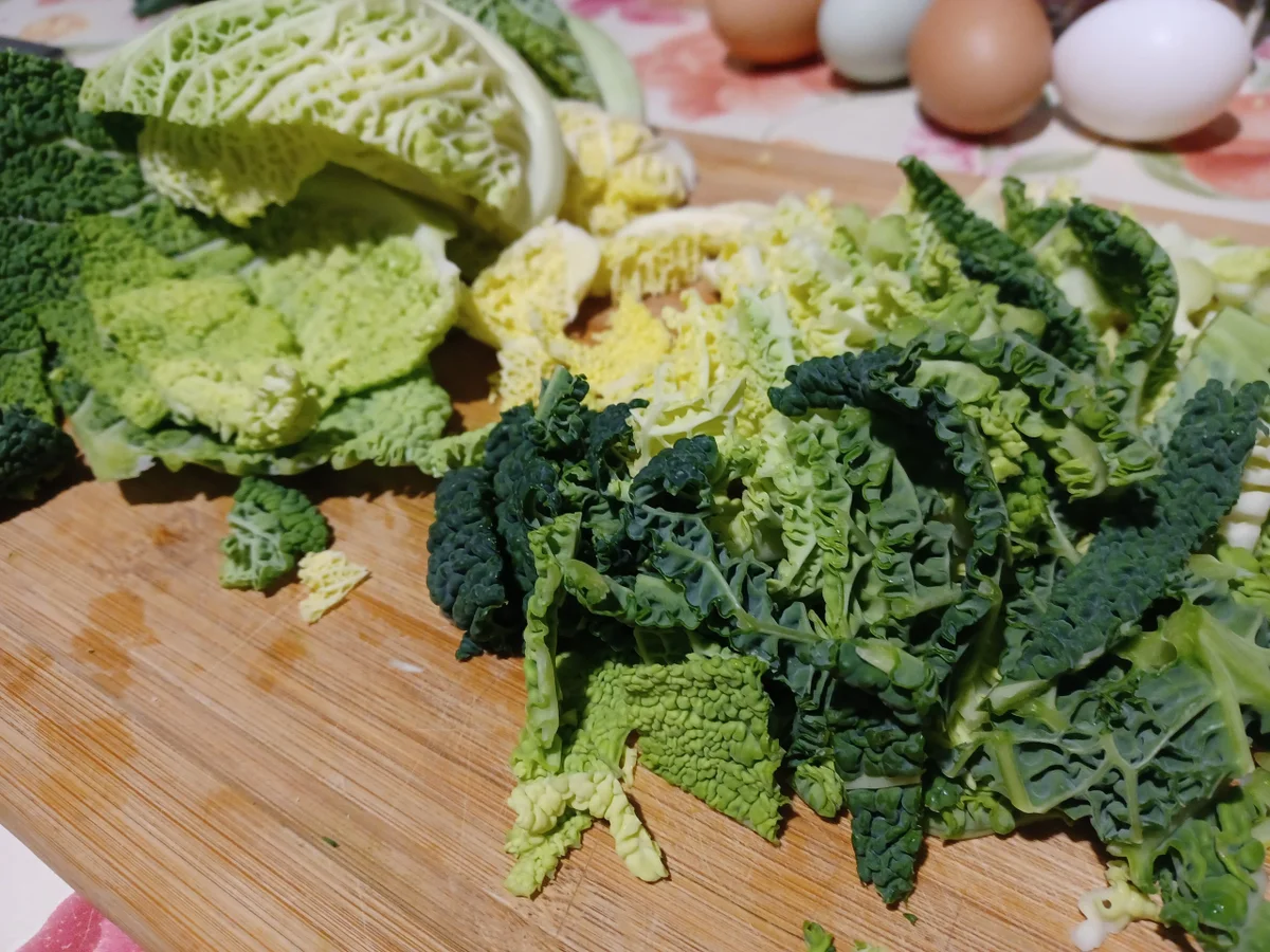 Rezept: Wirsing mit Rührei Bild Nr. 15406 Wirsing mit Rührei - Rezept - Bild Nr. 15406