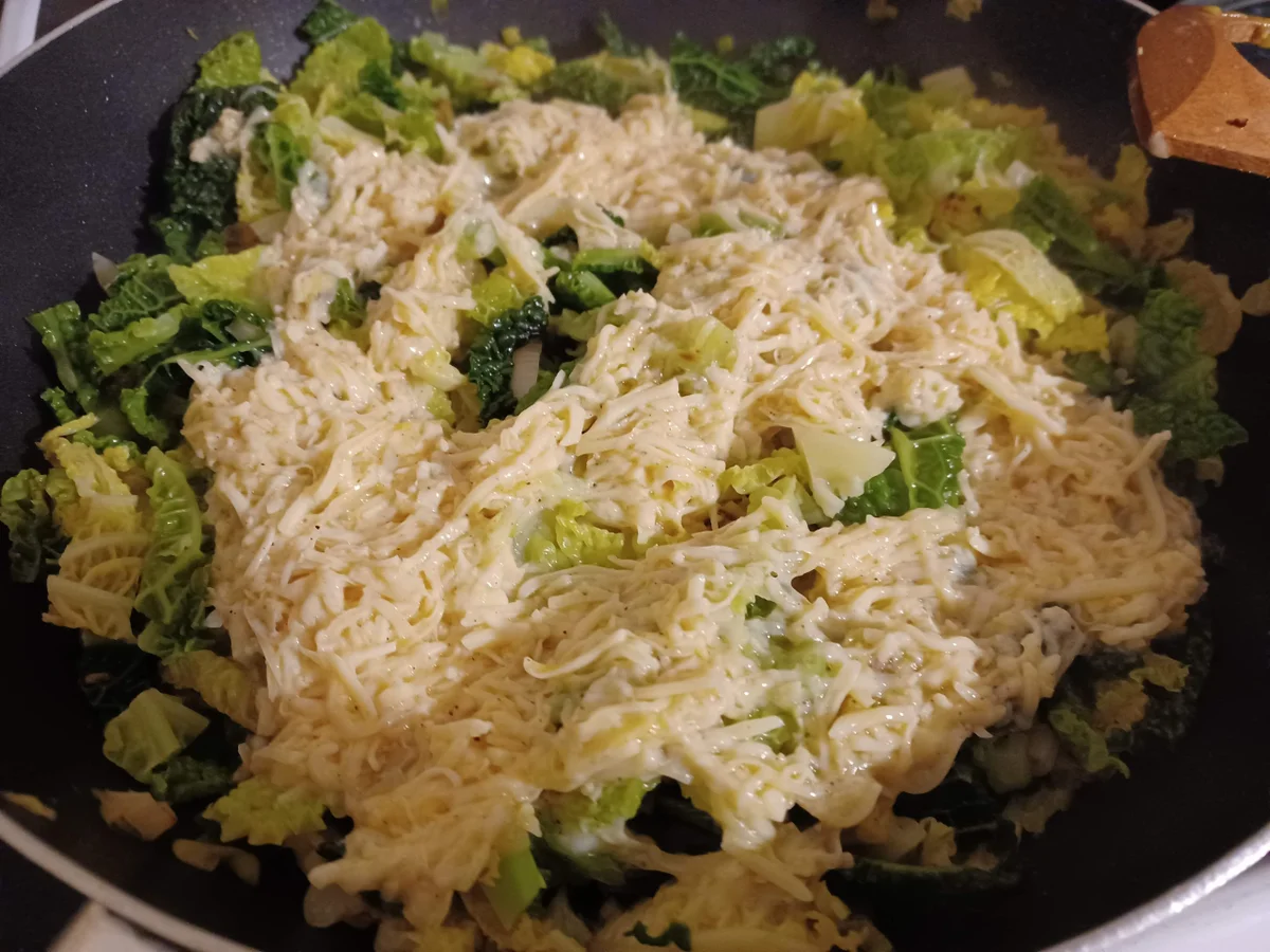 Rezept: Wirsing mit Rührei Bild Nr. 15410 Wirsing mit Rührei - Rezept - Bild Nr. 15410