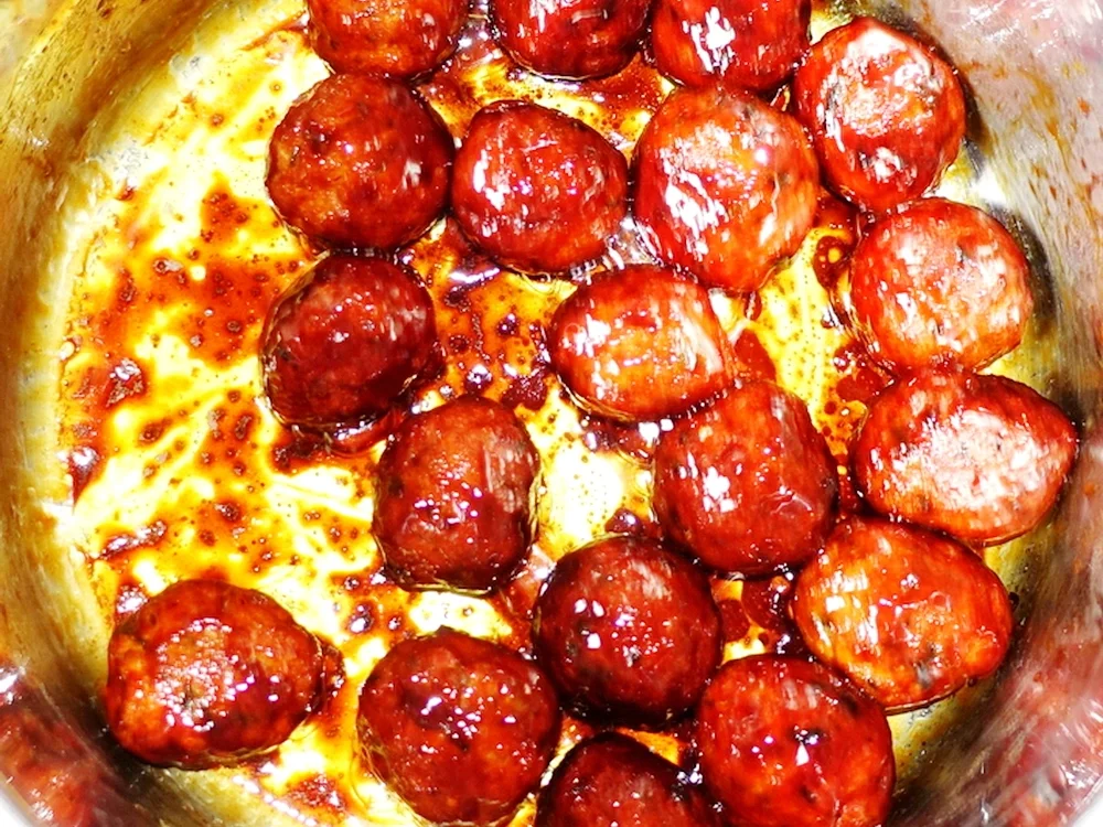 Kandiertes Schweinefleisch mit Sesam – Dim-Sum Babi - Rezept - Bild Nr. 15392