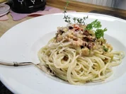 Rezept: Spaghetti mit schwarzen Speck Bild Nr. 15426 Spaghetti mit schwarzen Speck - Rezept - Bild Nr. 15426