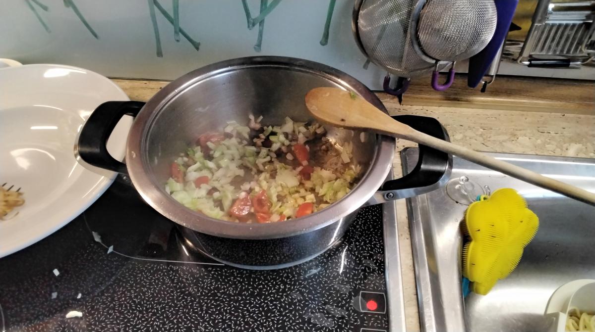 Spaghetti mit schwarzen Speck - Rezept - Bild Nr. 15429