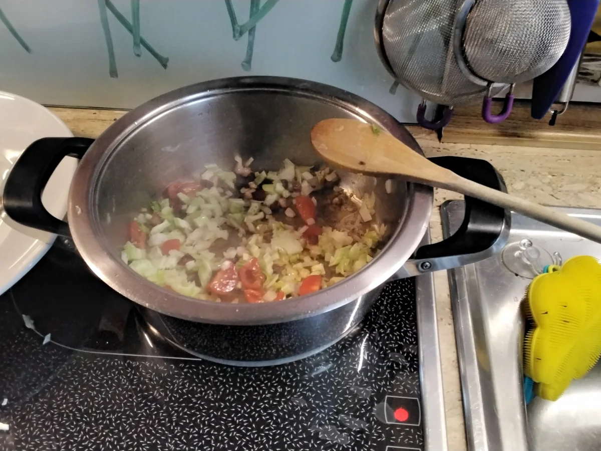 Spaghetti mit schwarzen Speck - Rezept - Bild Nr. 15429