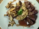 Rezept: Sous-vide gegarter Rehrücken auf Pilzrisotto mit Rotweinjus Bild Nr. 2 Sous-vide gegarter Rehrücken auf Pilzrisotto mit Rotweinjus - Rezept - Bild Nr. 2