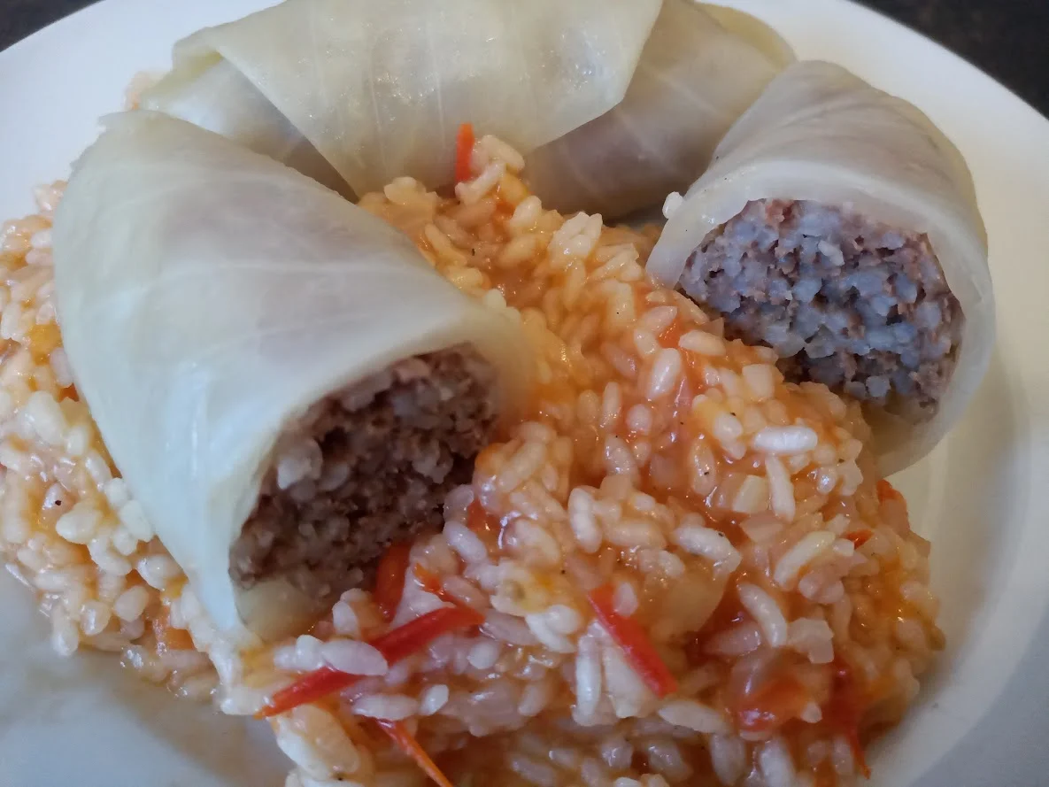 Kohlrouladen mit Tomatenreis zur kochbar Challenge Februar 2022 - Rezept - Bild Nr. 2