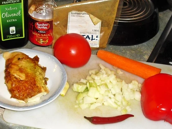 Rezept: Scharfe Reispfanne mit Hähnchen-zur kochbar Challenge Februar 2022 Bild Nr. 15431 Scharfe Reispfanne mit Hähnchen-zur kochbar Challenge Februar 2022 - Rezept - Bild Nr. 15431