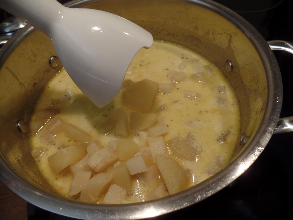 Pastinaken-Kartoffel-Suppe mit Croutons - Rezept - Bild Nr. 15433