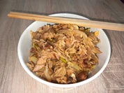 Schweinebauch mit gebratenem Reis - Rezept - Bild Nr. 2