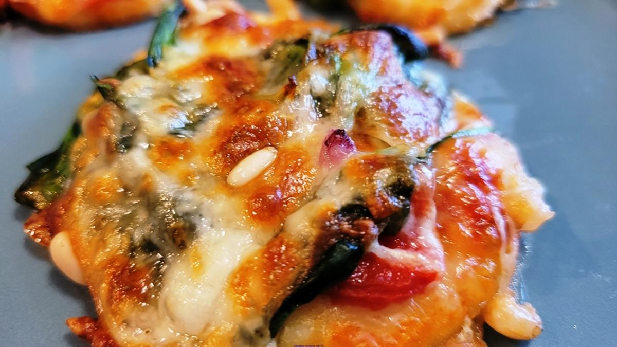 Biggi`s kleine Spinat Pizzen (kalt oder warm ein Genuss) - Rezept - Bild Nr. 2