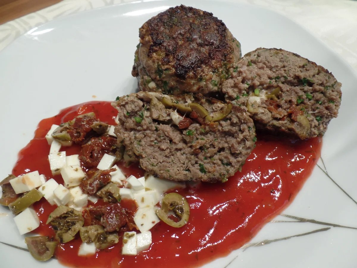 Gefüllte Frikadellen - Rezept - Bild Nr. 15436