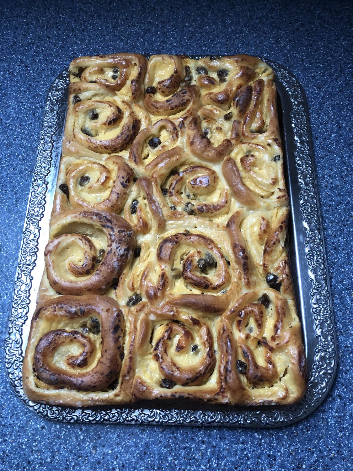 Schneckenkuchen mit Quark-Puddingfüllung - Rezept mit Bild - kochbar.de