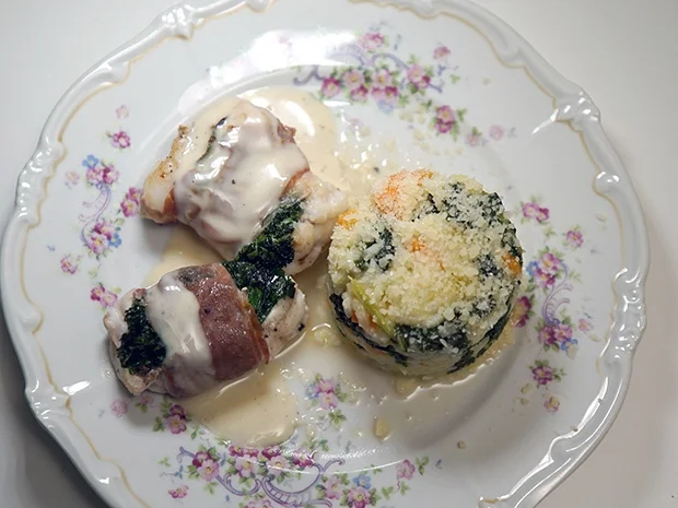 Rezept: Seeteufel Saltimbocca mit Grünkohlrisotto Bild Nr. 2 Seeteufel Saltimbocca mit Grünkohlrisotto - Rezept - Bild Nr. 2