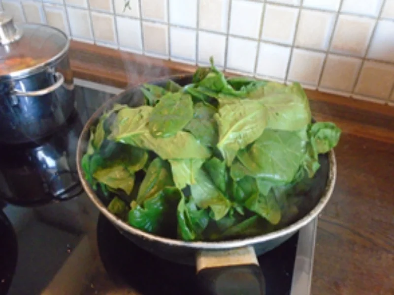 Alaska Seelachsfilet mit Rahm-Blattspinat und Möhren-Kartoffel-Stampf - Rezept - Bild Nr. 8