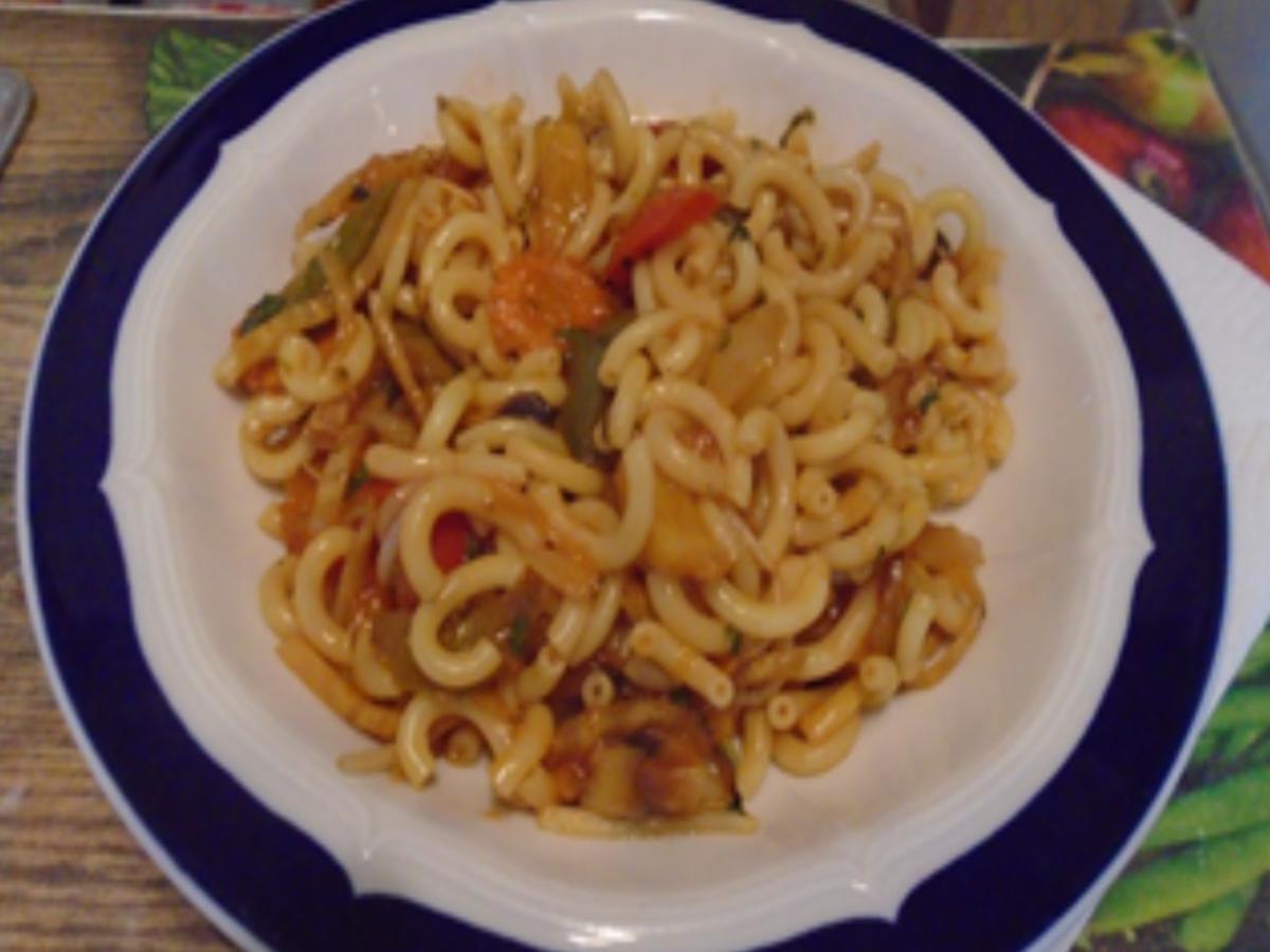 Gabelspaghetti mit Gemüse süß-sauer - Rezept - Bild Nr. 2