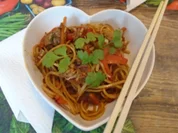 Chow Mein mit Hähnchenbrustfilet - Rezept - Bild Nr. 2