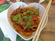 Chow Mein mit Hähnchenbrustfilet - Rezept - Bild Nr. 2