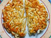 Doppelgesichtige gebratene Weizenbandnudeln - Rezept - Bild Nr. 15446