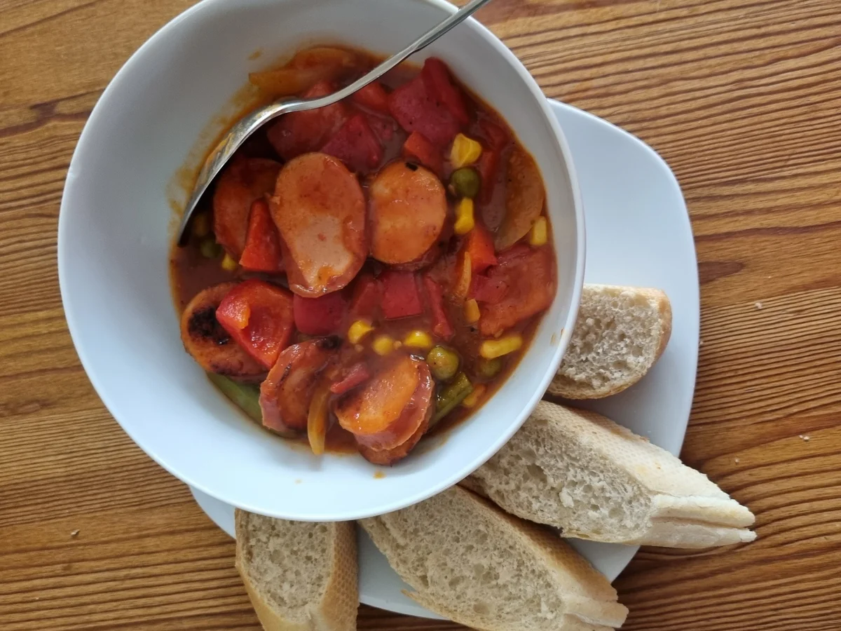 Würstchen Pfanne - Balkan Style - Rezept - Bild Nr. 15448