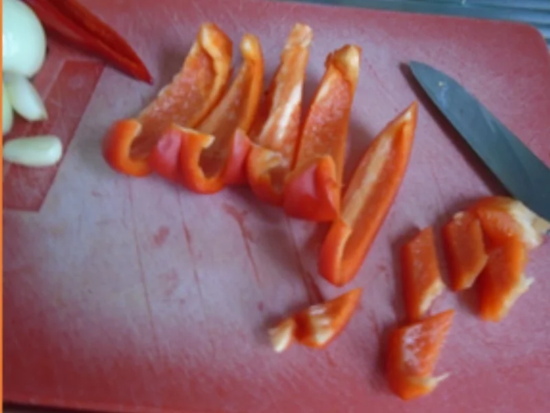 Minutensteak mit Paprika und Basmatireis - Rezept - Bild Nr. 15453