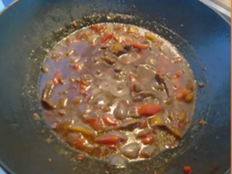 Minutensteak mit Paprika und Basmatireis - Rezept - Bild Nr. 15462