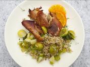 Hähnchen auf Gemüsereis - Rezept - Bild Nr. 15447