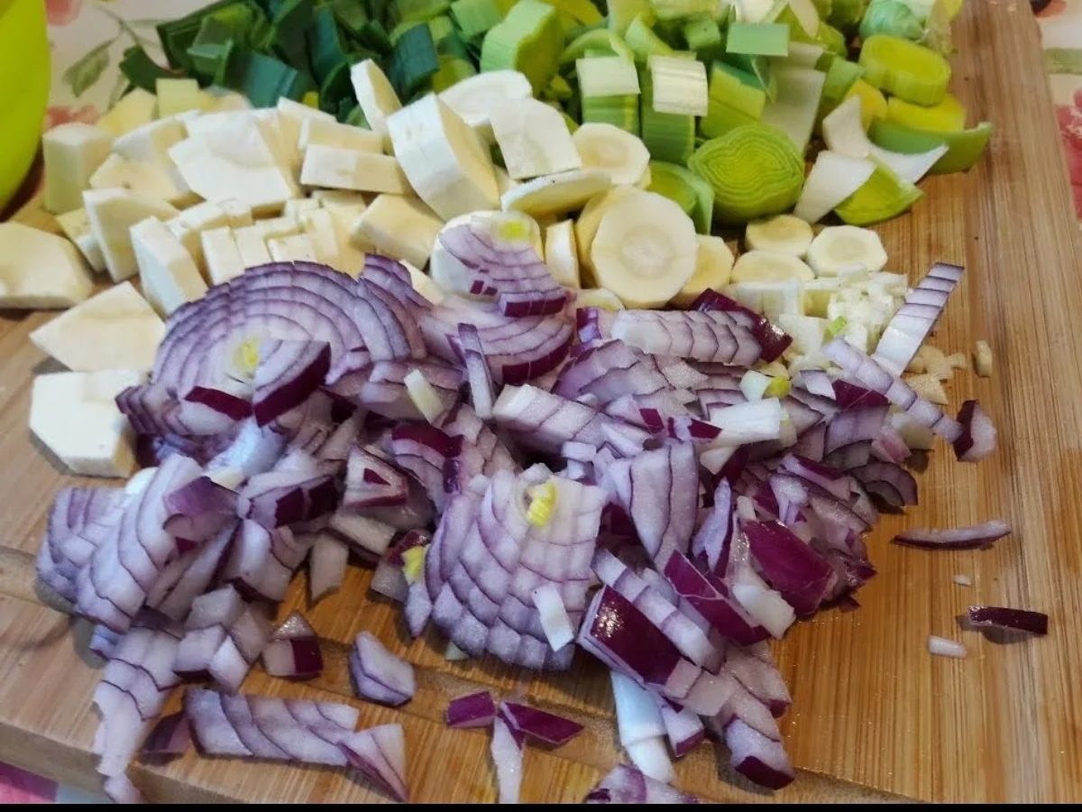 Hähnchen auf Gemüsereis - Rezept - Bild Nr. 15451