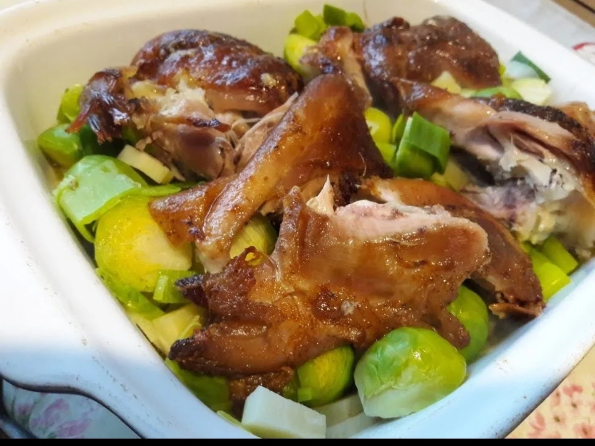 Hähnchen auf Gemüsereis - Rezept - Bild Nr. 15455