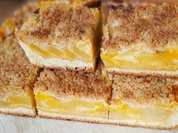 Saftiger Birnen- und Mangokuchen mit Streusel - Rezept - Bild Nr. 2