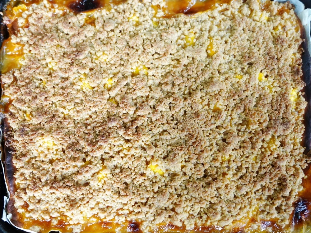 Saftiger Birnen- und Mangokuchen mit Streusel - Rezept - Bild Nr. 15447