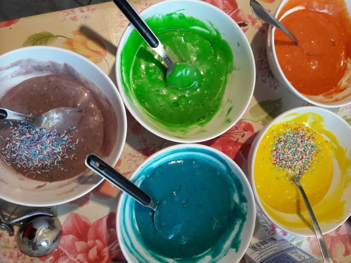 Einhorntorte mit Regenbogen - Rezept - Bild Nr. 15452