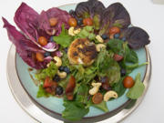 Gemischter Salat im Schokobad - Rezept - Bild Nr. 15448