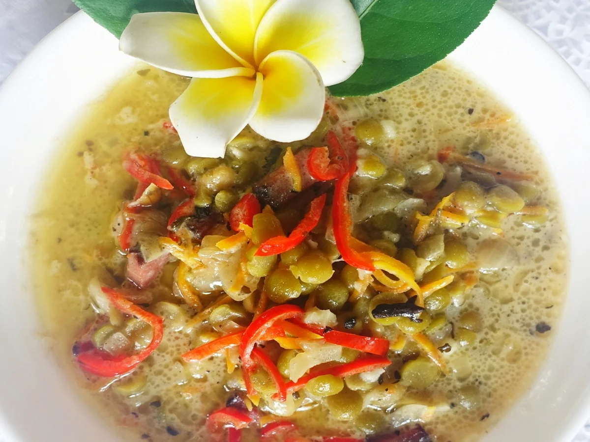 Rezept: Cremige, grüne Linsensuppe à la Sriwidi Bild Nr. 2 Cremige, grüne Linsensuppe à la Sriwidi - Rezept - Bild Nr. 2