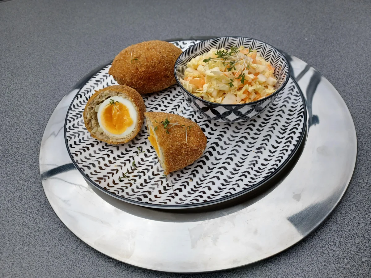 Schottische Eier kulinarische Weltreise 02.2022 - Rezept - Bild Nr. 15449