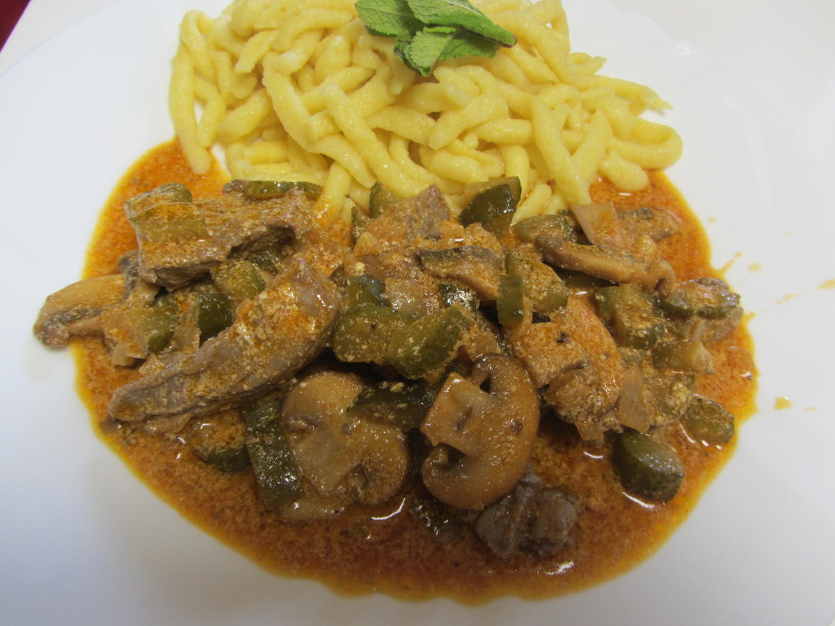 Boeuf Stroganoff Rezept Mit Bild Kochbar De