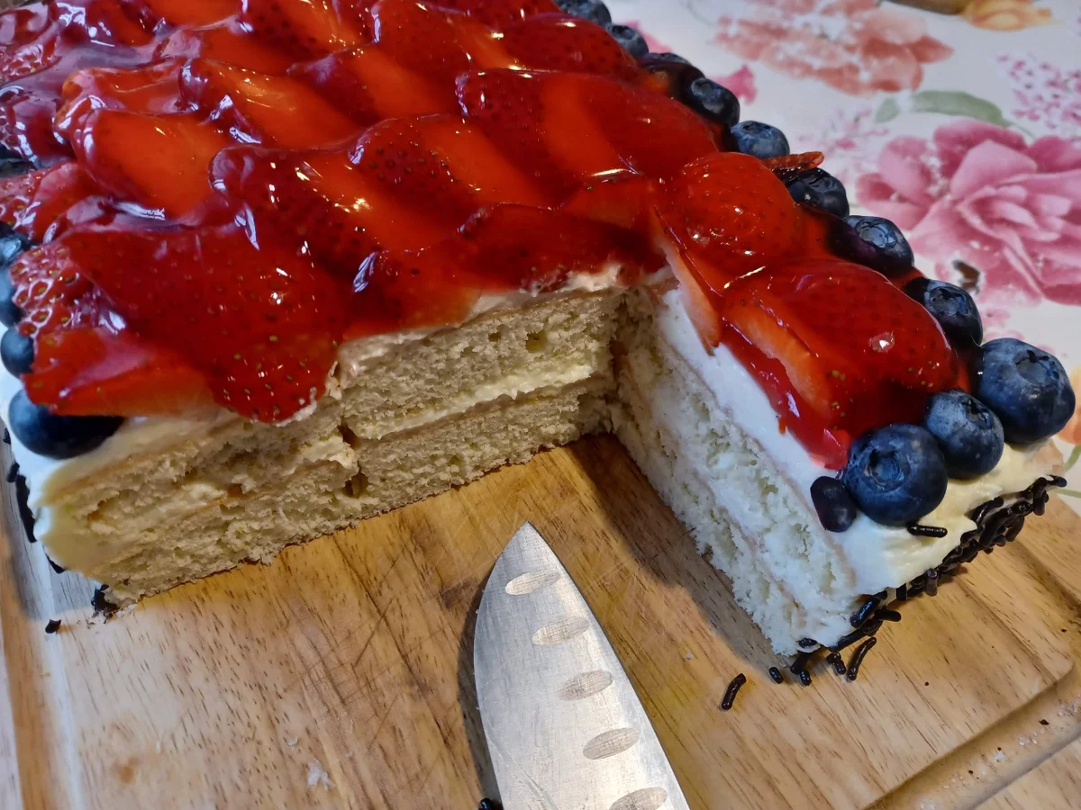 Rezept: Erdbeertorte Bild Nr. 15470 Erdbeertorte - Rezept - Bild Nr. 15470