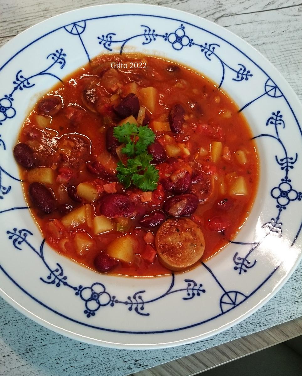 Deftige Bohnensuppe - Rezept - Bild Nr. 15457