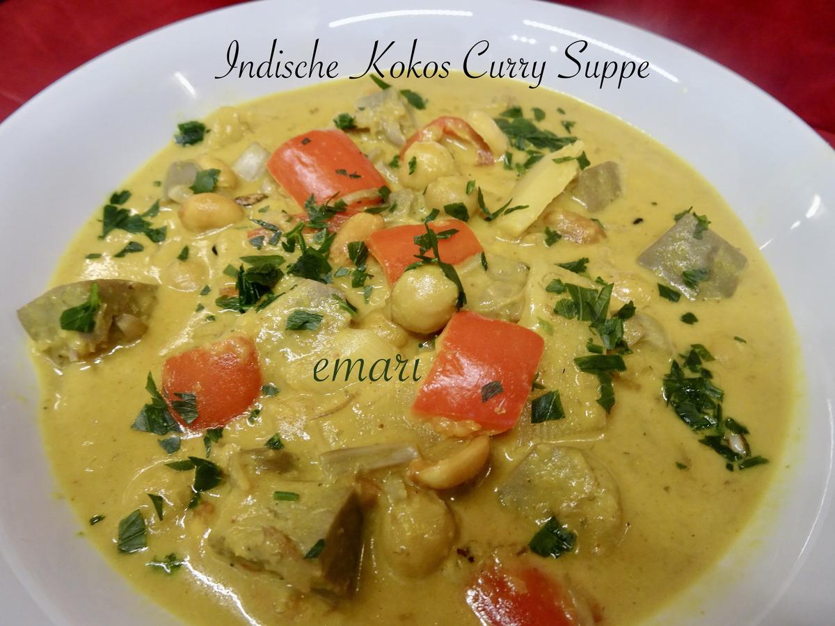 Indische Kokos Curry Suppe - in der Interpretation von emari - Rezept - Bild Nr. 15479