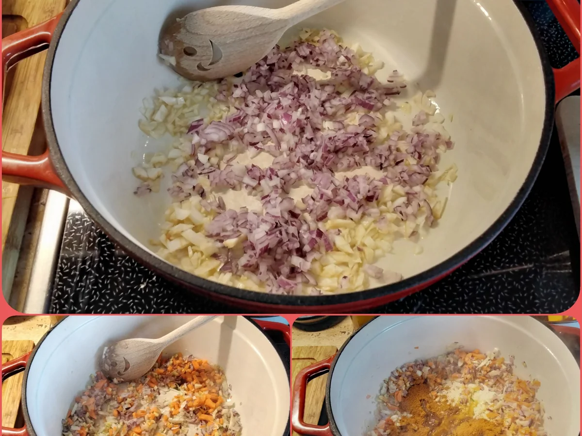 Kürbissuppe mit knusper Beilage+ Birne und Speck - Rezept - Bild Nr. 15465