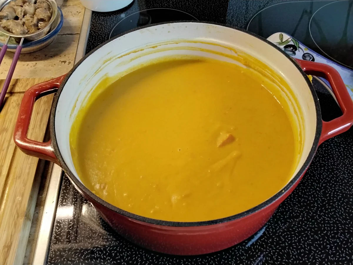 Kürbissuppe mit knusper Beilage+ Birne und Speck - Rezept - Bild Nr. 15469