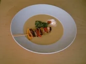 Fenchelsuppe mit Edelfischspieß - Rezept