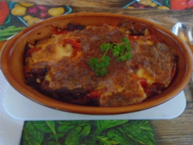 Putenschnitzel-Paprika-Nudel-Auflauf - Rezept - Bild Nr. 15498