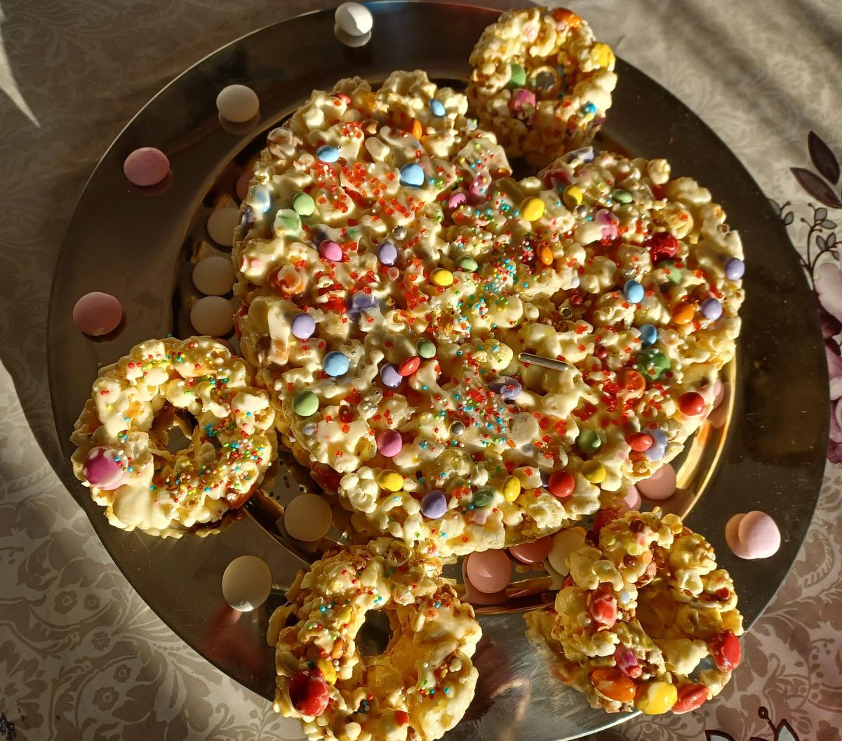Bunter Popcorn - Kuchen - Rezept - Bild Nr. 15492